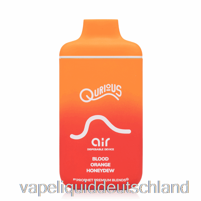 Qurious Air 6000 Einweg-Vape-Flüssigkeit Mit Blutorange Und Honigtau